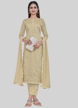 Attrective These Designer Salwar Suit in Fine Colored Pair With Bottom And Dupatta.These Top Are Chanderi Silk And Dupatta Are Fabricated On Nazneen Pair With Santoon Bottom.Its Beautified With Designer Thread Embroidery Work.