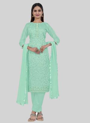 Attrective These Designer Salwar Suit in Fine Colored Pair With Bottom And Dupatta.These Top Are Chanderi Silk And Dupatta Are Fabricated On Nazneen Pair With Santoon Bottom.Its Beautified With Designer Thread Embroidery Work.