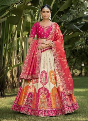 For A Designer Look,Grab These Designer Lehenga Choli in Fine Colored.These Lehenga Are Banarasi Silk And Blouse Are Fabricated On Banglori Silk Pair With Silk Dupatta.Its Beautified With Designer Patch With Embroidery Work.