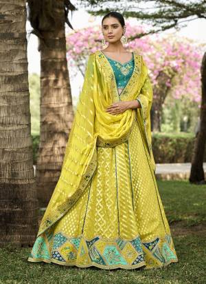 For A Designer Look,Grab These Designer Lehenga Choli in Fine Colored.These Lehenga Are Crepe Georgette And Blouse Are Fabricated On Phantom Silk Pair With Crepe Georgette Dupatta.Its Beautified With Wevon Designer With Embroidery Work.