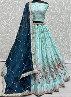 For A Fancy Designer Look,Grab These Lehenga Choli With Dupatta in Fine Colored.These Lehenga And Choli Are Rangoli Silk And Dupatta Are Fabricated On Georgette Pair.Its Beautified With Designer Jari,Sequance,Multy Thread Embroidery Work.