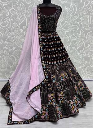 For A Fancy Designer Look,Grab These Lehenga Choli With Dupatta in Fine Colored.These Lehenga And Choli Are Georgette And Dupatta Are Fabricated On Georgette Pair.Its Beautified With Designer Sequance,Thread Embroidery Work.