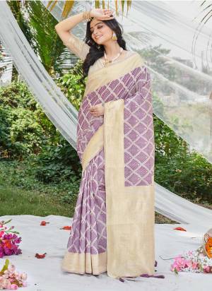 Garb These Party Wear Saree in Fine Colored.These Saree And Blouse is Fabricated On Cotton.Its Beautified With Weavon Designer Printed.