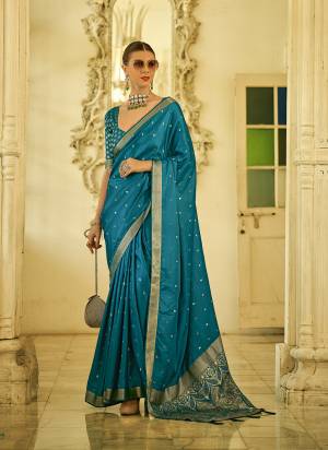 Looking These Party Wear Saree in Fine Colored.These Saree And Blouse is Fabricated On Satin Silk.Its Beautified With Weaving Jari Designer.