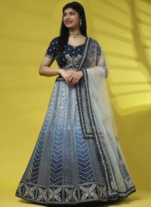 For A Fancy Heavy Designer Look,Grab These Lehenga Choli With Dupatta in Fine Colored.These Lehenga And Choli Are Net And Dupatta Are Fabricated On Net Pair.Its Beautified With Designer Sequance Embroidery Work.