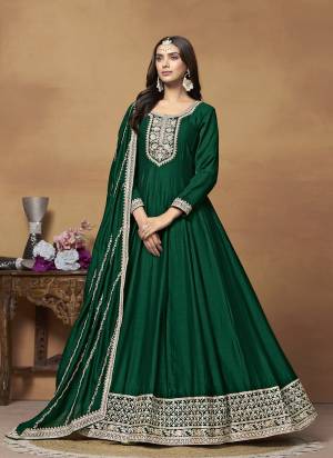 Garb These Party Wear Anarkali Suit in Fine Colored Pair With Bottom And Dupatta.These Top And Dupatta Are Fabricated On Art Silk Pair With Santoon Bottom.Its Beautified With Santoon Inner.Its Beautified With Designer Embroidery Work.