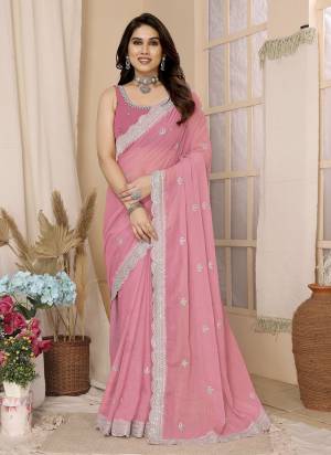 Looking These Party Wear Saree in Fine Colored.These Saree Are Zomato Chiffon And Blouse is Zamato Chiffon Fabricated.Its Beautified With Designer Sequance Embroidery Work.