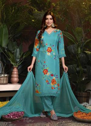 Attrective These Beautiful Looking Readymade Suits.These Top And Dupatta Are Muslin And Bottom Are Muslin Fabricated.Its Beautified With Disigner Digital Printed With Embroidery Lace Work Neck And Daman.