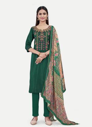 Attrective These Party Wear Salwar Suit in Fine Colored Pair With Bottom And Dupatta.These Top Upada Silk And Dupatta Are Upada Silk And Pair With Upada Silk Bottom.Its Beautified With Designer Embroidery With Printed Dupatta.