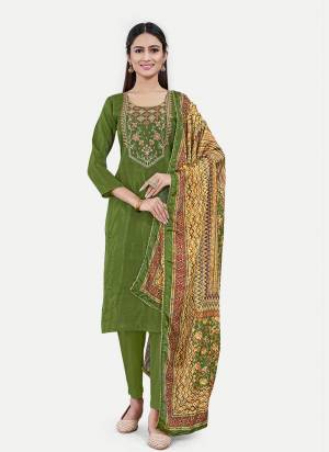 Attrective These Party Wear Salwar Suit in Fine Colored Pair With Bottom And Dupatta.These Top Upada Silk And Dupatta Are Upada Silk And Pair With Upada Silk Bottom.Its Beautified With Designer Embroidery With Printed Dupatta.