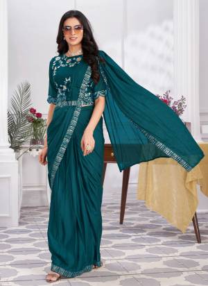 Attrective Look These Festive Wear Saree in Fine Colored.These Saree And Blouse is Fabricated On Shimmer Georgette.Its Beautified With Designer Sequance Embroidery With Hand Work.