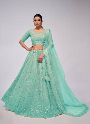 For A Fancy Designer Look,Grab These Lehenga Choli With Dupatta in Fine Colored.These Lehenga And Choli Are Soft Net And Dupatta Are Fabricated On Soft Net Pair.Its Beautified With Designer Sequance,Cut Dana Embroidery,Diamond,Stone Work.