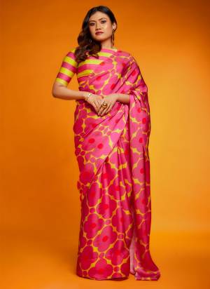 Garb These Party Wear Saree in Fine Colored.These Saree Are Satin Georgette And Blouse is Satin Georgette Fabricated.Its Beautified With Designer Digital Printed.