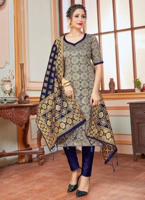 Grab This Readymade Suits In Fine Color.These Top And Bottom Are Banarasi Silk And Dupatta Are Banarasi Silk Fabricated Beautified With Wevon Designer. It Is Light In Weight And Easy To Carry All Day Long. 