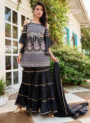 Grab This Readymade Suits In Fine Color Top Are Cotton And Bottom Are Satin And Dupatta Are Satin Fabricated Beautified With Designer Embroidery Work. It Is Light In Weight And Easy To Carry All Day Long. 