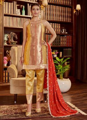 Grab This Readymade Suits In Fine Color Top And Bottom Are Art Silk And Dupatta Are Art Silk Fabricated Beautified With Wevon Designer. It Is Light In Weight And Easy To Carry All Day Long. 