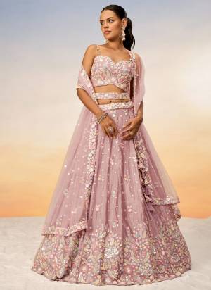 Attrective Looking This Partywear Fine Color Heavy Designer Choli Are Chiffon And Lahenga Chiffon And Dupatta Net In Fabricated Beautified With Attrective Designer Thread,Sequance Embroidery Work. Buy Now.