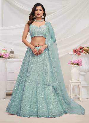 For A Fancy Designer Look,Grab These Lehenga Choli With Dupatta in Fine Colored.These Lehenga And Choli Are Soft Net And Dupatta Are Fabricated On Soft Net Pair.Its Beautified With Designer Sequance,Cut Dana Embroidery,Diamond,Stone Work.