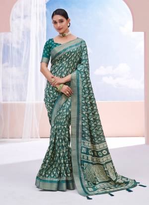 Garb These Party Wear Saree in Fine Colored.These Saree And Blouse is Fabricated On Dolla Silk Pair.Its Beautified With Wevon Jari Border Designer With Designer Printed.