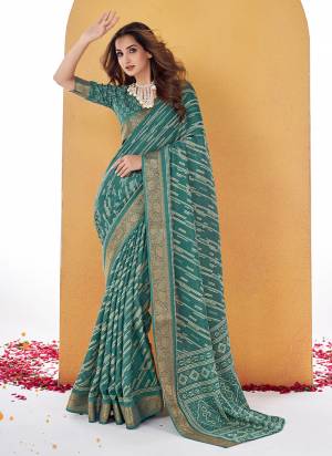 Garb These Party Wear Saree in Fine Colored.These Saree And Blouse is Fabricated On Dolla Silk Pair.Its Beautified With Wevon Jari Border Designer With Designer Printed.