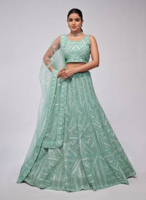 For A Fancy Designer Look,Grab These Lehenga Choli With Dupatta in Fine Colored.These Lehenga And Choli Are Soft Net And Dupatta Are Fabricated On Soft Net Pair.Its Beautified With Designer Sequance Embroidery,Stone Work.