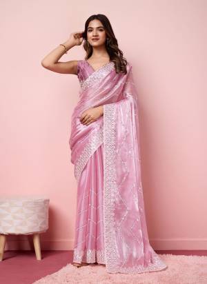 Garb These Party Wear Saree in Fine Colored.These Saree Are Burberry Silk And Blouse is Art Silk Fabricated.Its Beautified With Designer Sequance Embroidery Work.