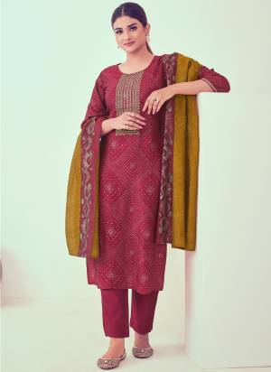 Looking These Beautiful Looking Readymade Suits.These Top Are Modal Chanderi And Bottom Are Roman Silk And Dupatta Are Chanderi Fabricated.Its Beautified With Disigner Printed With Embroidery Work.