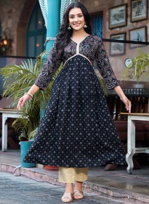 Looking These Beautiful Looking Readymade Long Kurti.These Kurti Are Rayon Fabricated.Its Beautified With Disigner Foil Printed With Pocket.