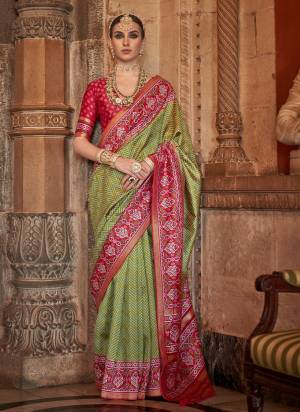 Garb These Party Wear Saree in Fine Colored.These Saree And Blouse is Fabricated On S V P Silk.Its Beautified With Weaving Jari Border Pallu Designer With Printed.