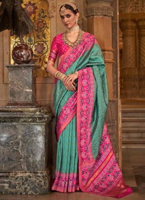 Garb These Party Wear Saree in Fine Colored.These Saree And Blouse is Fabricated On S V P Silk.Its Beautified With Weaving Jari Border Pallu Designer With Printed.