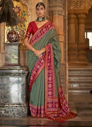 Garb These Party Wear Saree in Fine Colored.These Saree And Blouse is Fabricated On S V P Silk.Its Beautified With Weaving Jari Border Pallu Designer With Printed.