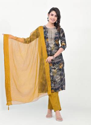 Garb These Beautiful Looking Readymade Suits.These Top Are Modal Cotton And Bottom Are Modal Cotton And Dupatta Are Art Silk Fabricated.Its Beautified With Disigner Printed With Embroidery Work.