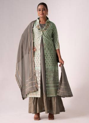 Attrective This Designer Long Length Suit In Lovely Color.Its Pretty Heavy Designer Embroidery Work Top Is Art Silk Based Paired With Cotton Bottom And Cotton Fabricated Dupatta Which Gives An Attractive To The Suit.