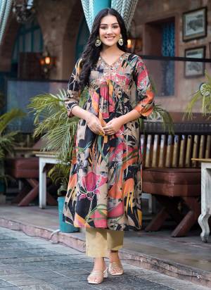 Looking These Beautiful Looking Readymade Long Kurti.These Kurti Are Silk Blend Fabricated.Its Beautified With Disigner Printed.