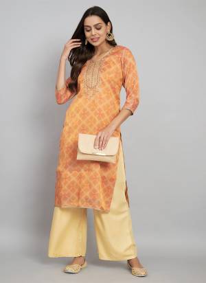 Looking These Beautiful Looking Readymade Long Kurti.These Kurti Are Tissue Silk Fabricated.Its Beautified With Disigner Printed With Embroidery Work.