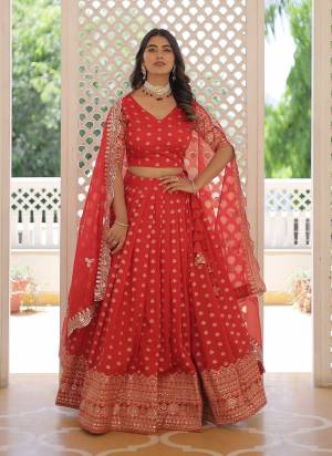 For A Designer Look,Grab These Lehenga Choli in Fine Colored.These Lehenga And Blouse Are Fabricated On Viscose Jacquard Pair With Faux Tabby Dupatta.Its Beautified With Wevon Jacquard Designer With Embroidery Work.