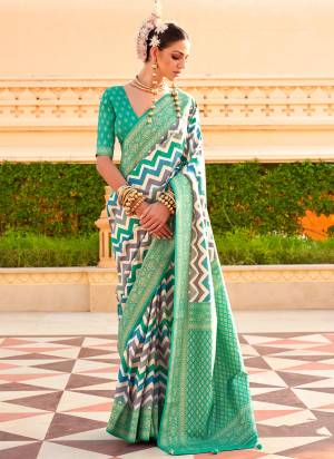 Attrective These Festival Wear Saree in Fine Colored.These Saree And Blouse is Fabricated On S V P Silk.Its Beautified With Weaving Jari Border Pallu Designer With Printed.