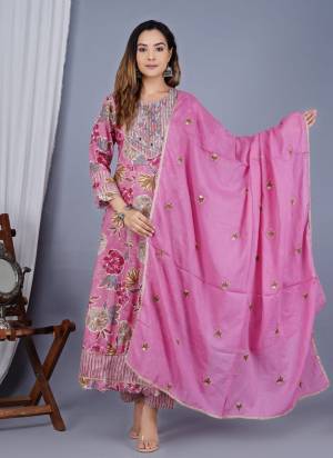 Attrective These Suit in Fine Colored Pair With Bottom And Dupatta.These Top And Bottom Are Fabricated On Cotton Pair With Malmal Dupatta.Its Beautified With Designer Printed,Embroidery Work.