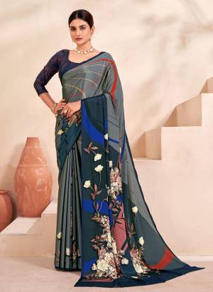 Attrective Look These Festive Wear Saree in Fine Colored.These Saree And Blouse is Fabricated On Crepe Soft Silk.Its Beautified With Designer Digital Printed.