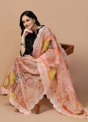 Grab These Beautiful Colored Ethnic Dupatta.This Dupatta is Fabricated On Beautiful Organza Fabric . It Is Beautified With Beautiful Digital Prints And Resham Embroidery Work.