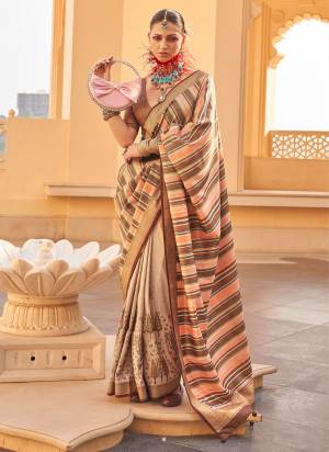 Looking These Fastival Wear Saree in Fine Colored.These Saree And Blouse is Fabricated On V P Silk.Its Beautified With Weaving Designer With Printed And Gold Finished.