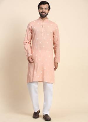 For A festive Wear,Grab These Readymade Kurta Payjama in Fine Colored.These Kurta is Fabricated On Cotton And Art Silk Bottom With  Designer Embroidery Work.Buy Now.