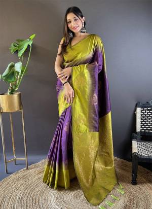  Looking These Party Wear Saree in Fine Colored.These Saree And Blouse is Fabricated On Soft Silk.Its Beautified With Weaving Jari Border Jari Designer.