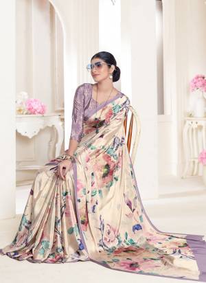 Attrective Look These Party Wear Saree in Fine Colored.These Saree And Blouse is Fabricated On Crepe Soft Silk.Its Beautified With Designer Digital Printed.