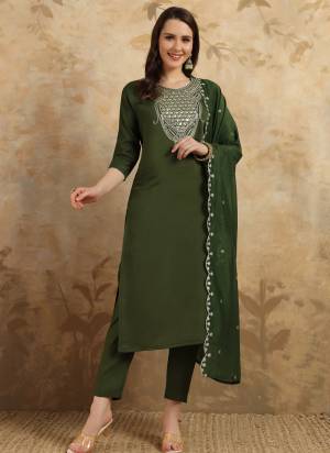 Grab These Readymade Suit in Fine Colored Pair With Bottom And Dupatta.These Top And Bottom Are Fabricated On Chanderi Pair With Nylon Chanderi Dupatta.Its Beautified With Designer Embroidery Work.