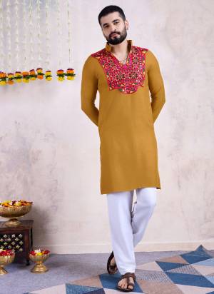 For A Festive Wear,Grab These Readymade Kurta Pair in Fine Colored.These Kurta Are Rayon Fabricated on Pair.Its Beautified With Mirror ,Thread Embroidery Work.