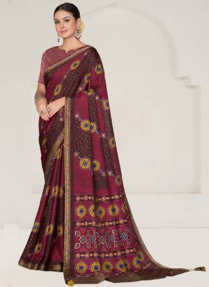 Look Attrective These Designer Party Wear Saree in Fine Colored.These Saree Are Rangkat Tusser Silk And Blouse Brocade is Fabricated.Its Beautified Wevon Desiger With Printed, Embroidery Work.