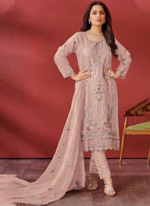 Attrective These Suit in Fine Colored Pair With Bottom And Dupatta.These Top Are Georgette And Bottom Are Fabricated On Santoon Pair With Georgette Dupatta.Its Beautified With Designer Embroidery Work.