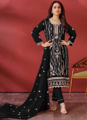 Attrective These Suit in Fine Colored Pair With Bottom And Dupatta.These Top Are Georgette And Bottom Are Fabricated On Santoon Pair With Georgette Dupatta.Its Beautified With Designer Embroidery Work.