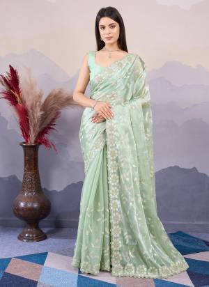 Attrective These Party Wear Saree in Fine Colored.These Saree Are Burberry Silk And Blouse is Art Silk Fabricated.Its Beautified With Designer Sequance Embroidery Work.